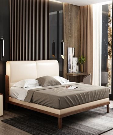 Giường ngủ gỗ chất lượng cao cho gia đình
